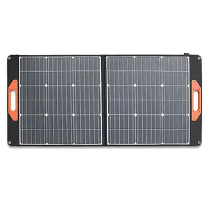 Chargeur solaire pliable 100 W pour l'extérieur panneau solaire de camping 100 watts panneau solaire pliable portable 12V pour le camping