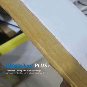 Pas de trous Plafonds acoustiques sans soudure et matériaux d'insonorisation des murs Perles de verre Panneaux acoustiques rigides - Product Image 5