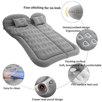 Coussin de couchage portable personnalisé en usine lit gonflable épaissi pour voiture avec pompe à air SUV matelas pneumatique pour voiture voyage Camping