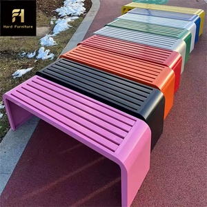 <span class=keywords><strong>Banc</strong></span> long en métal durable et à la mode moderne <span class=keywords><strong>banc</strong></span> <span class=keywords><strong>3</strong></span> <span class=keywords><strong>places</strong></span> coloré extérieur parc patio école et hôtel <span class=keywords><strong>banc</strong></span> siège - Product Image 3