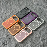 Coque magnétique givrée antichoc JOYPORODO B488 pour iPhone 18 17 16 15 14 13 12 Pro Max, tendance et antidérapante, compatible Samsung