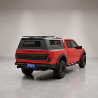 Couverture de benne rigide en aluminium robuste personnalisable, couvercle de camionnette étanche verrouillable, capot de benne en aluminium massif