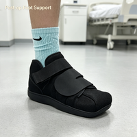 Chaussure post-opératoire ODM à bout fermé amovible avec rembourrage en mousse et protection des orteils pour la rééducation des blessures de l'avant-pied