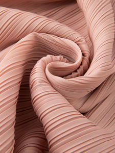 Miyake femmes printemps été taille haute plissé Stretch arrière jupe fendue tout match mi-longueur décontracté couleur unie en mousseline de soie - Product Image 3