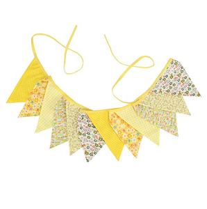 Banderines de tela de algodón de doble capa <span class=keywords><strong>Pastel</strong></span> multicolor, banderines, guirnaldas para boda, fiesta de cumpleaños, exterior y hogar - Product Image 2