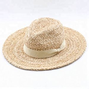 Women's Fashion Summer <b>Fedora</b> Hat Trendy Raffia <b>Straw</b> Wide Braid Handmade Beach Sunshade for Outdoor Travel Fishing Daily Casual - Product Image 3
