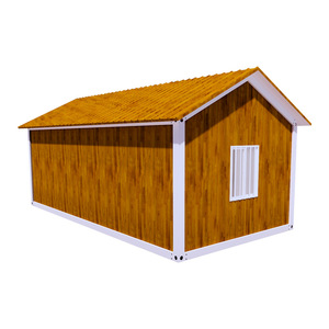 Maison conteneur moderne de conception rectangulaire avec murs en verre et toit en bois pour usage résidentiel - Product Image 6