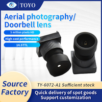 Accessoire d'objectif de surveillance de Drone TY-6072-A1 grand Angle M8 TTL14.49mm F2.6mm ouverture 1/2.8 capteur pour objectif de photographie aérienne
