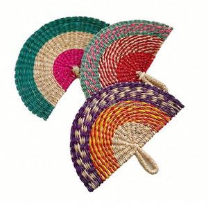 Abanico de Bambú Hecho a Mano Tradicional - Decoración para el Hogar, Recuerdo para Fiestas o Uso Doméstico - Product Image 1