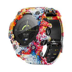 Montre connectée de sport avec appels Bluetooth, batterie 300 mAh, boussole, lampe torche, étanche <span class=keywords><strong>5</strong></span> <span class=keywords><strong>ATM</strong></span>, écran 1,32 pouces, surveillance de la pression artérielle, Lokmat Attack GT - Product Image 3