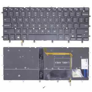 Clavier rétroéclairé avec disposition US/UK/RU/SP/FR/AR/hébreu/JP pour <span class=keywords><strong>Dell</strong></span> <span class=keywords><strong>XPS</strong></span> <span class=keywords><strong>13</strong></span> 9343 9350 9360 <span class=keywords><strong>P54G</strong></span> P41F P57G, couleur noire - Product Image 2