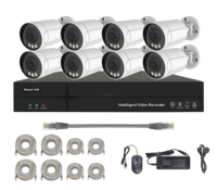 Kits NVR CCTV de Fábrica Original, Sistema de Grabación de Seguridad CCTV, Cámara IP de 5MP, Kits NVR PoE de 8 Canales