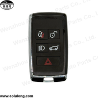 Coque de clé intelligente à 5 boutons pour clés de véhicule Land Rover Jaguar