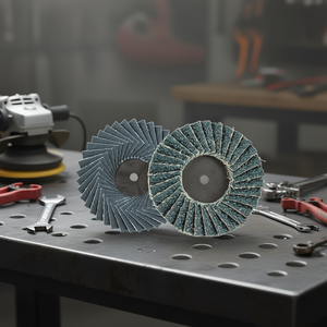 Disque à lamelles en zircone, grain 60, 4,5 pouces, pour meuleuse d'angle, meule abrasive - Product Image 3