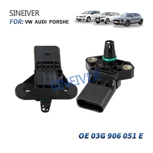 เซ็นเซอร์วัดแรงดันในท่อร่วมไอดี สำหรับรถยนต์ Volkswagen Audi A1 A3 A4 A5 A6 A7 Q5  0281002977 03G906051E 03G906051M 04E906051A 038906051C - Product Image 2