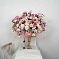 Centres de table floraux artificiels en soie, arrangements floraux de mariage, boule de fleurs pour la demande en mariage et la décoration