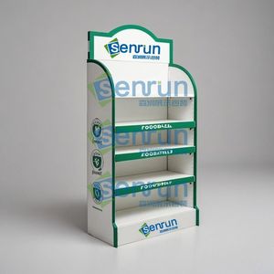 Custom Foldable <b>for</b> Cardboard Store <b>Display</b> <b>Stand</b> with Customized Color <b>for</b> Retail Floor Use and Product Promotions - Product Image 3