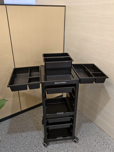 Modern Plastic Hair Salon Locker & <b>Tool</b> Storage <b>Cart</b> Similar to <b>for</b> Lisboa Design Perm Dyeing <b>Tool</b> <b>Cart</b> - Product Image 2