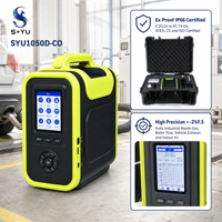SYU1050D-CO Printer Terintegrasi Tahan Ledakan IP66 ≤±2% F.S Sensor Elektrokimia Karbon Monoksida CO Penganalisis Gas Buang Portabel
