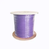 Cable de Red CAT6A UTP, Par Trenzado Sin Blindaje, 10Gbps 500MHz, Cable Ethernet de Cobre Sólido, CAT6A UTP LSZH 4 Pares