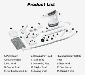 Balai à <span class=keywords><strong>vapeur</strong></span> multifonction 110-220V 1500w Maintien à la main Nettoyage des sols Aspirateur électrique portable requin Balai à <span class=keywords><strong>vapeur</strong></span> - Product Image 4