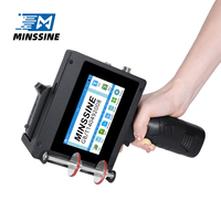 Imprimante jet d'encre portable XP600 efficace 600 DPI pour étiquettes/câbles/papiers/matériaux souples, alimentée par batterie, haute précision, multicolore, nouvelle