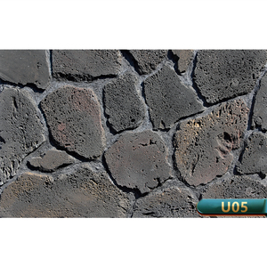 BERICH U01 Pierres de décoration murale en imitation de roche volcanique Revêtement mural extérieur pour l'extérieur - Product Image 5