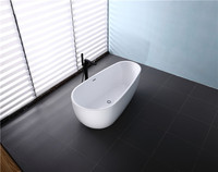 Baignoire autoportante en acrylique moderne certifiée CUPC Meilleur prix pour un bain à remous de trempage de haute qualité pour une application dans la salle de bain