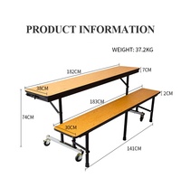 Chaises et tables pour fournitures scolaires, pupitre et banc mobiles pour salle de classe universitaire, chaise et pupitre en bois pour étudiants