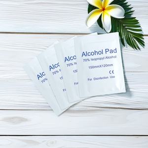 Hisopo de <span class=keywords><strong>alcohol</strong></span> médico no tejido estéril 70% toallitas de teléfono de isopropilo almohadilla de preparación de <span class=keywords><strong>alcohol</strong></span> - Product Image 1