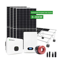Kit complet 5Kw 10Kw 15Kw Système solaire hybride hors réseau avec onduleur