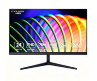 Monitor de 24 Pulgadas FHD IPS, Pantalla de Computadora de Escritorio para Oficina, Negocios y Trabajo / PC Todo en Uno