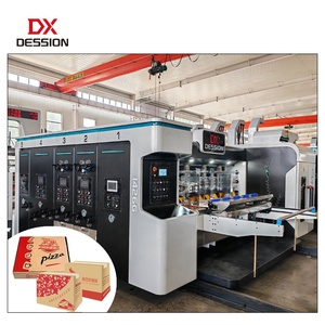 Máy in flexo, máy tạo rãnh, máy cắt khuôn hộp pizza, máy in flexo, máy tạo rãnh, máy cắt khuôn hộp các tông sóng - Product Image 1