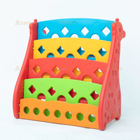 Étagère à livres pour enfants en forme de girafe, 5 niveaux, en plastique coloré, pour chambre d'enfant et maison, vente en gros, directement de l'usine