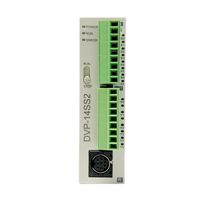 PLC รุ่นใหม่แท้ DVP14SS211R 14 I/O 8 อินพุตดิจิตอล 6 เอาท์พุตรีเลย์ 24VDC แบบบาง ตัวควบคุมลอจิกแบบตั้งโปรแกรมได้ - Product Image 1