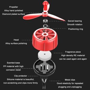 <b>Car</b> Accessories Interior <b>Decorative</b> for Girls Vehicle Fan LED Light Aromatherapy Auto Interior Accessories - Product Image 6