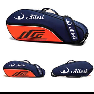 Sac à dos de badminton et de tennis professionnel personnalisé en nylon, sac à bandoulière unique pour homme/femme, solution de rangement pour 3/6 raquettes de sport - Product Image 2