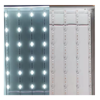 Barre LED diffuse 12V 24V DC avec lentille 170° et puce 3030 pour rétroéclairage publicitaire