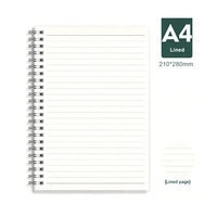Bloc-notes personnalisé GemFully Supply Golden Supplier, cadeaux d'art chrétien, carnet de notes A4 à spirale pour étudiants
