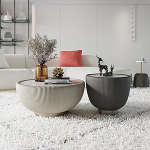 Bắc Âu Sang Trọng Hiện Đại Thiết Kế Mới Granite Cờ Đá Bàn Cà Phê Bộ 2 Vật Liệu Kim Loại Cho Đồ Nội Thất Phòng Khách Sofa Bên Bảng - Product Image 1