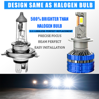 Accessoires Auto Voiture 24V 200W 50000LM S21 H4 6000K 6075 CSP H11 9006 9005 Voiture Led Phares Ampoule