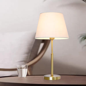 Lámpara de Mesa Moderna Minimalista de Estilo Americano para Dormitorio, Mesita de Noche, Sala de Estar, Estudio - Tela Acogedora de Lujo para Hoteles - Decoración Acogedora para el Hogar - Product Image 5