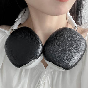 Vente en gros de cuir PU couleur pure sensation de peau anti-rayures étui de protection housse pour écouteurs <span class=keywords><strong>Apple</strong></span> <span class=keywords><strong>Airpod</strong></span> <span class=keywords><strong>Max</strong></span> ensemble étui - Product Image 1