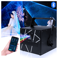 SHTX Android & iOS contrôle du système 6 W RVB mini lumière laser 6 Watt Animation Laser éclairage de scène 10W 15W Lazer dj disco party lazer