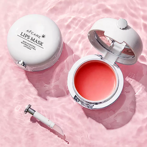 Masque pour les lèvres hydratant coréen à étiquette privée, exfoliant et réparateur, masque de nuit pour les lèvres à la rose - Product Image 2