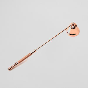 Recortador de mecha de acero inoxidable de primera calidad con superficie pulida de oro rosa para el hogar <span class=keywords><strong>o</strong></span> acampar - Product Image 2