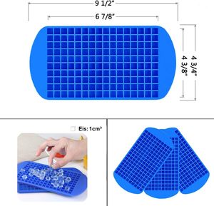 Bac à glaçons en silicone mini 160 grilles pour cuisine, bar et boissons de fête - Product Image 4