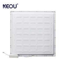 Échantillon gratuit sans cadre rétro-éclairé plat lumière LED 2x2 pieds 60x60cm bureau design industriel style aluminium corps 4000K 3000K couleur