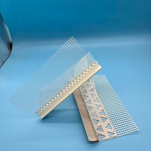 Perle d'étanchéité thermique avec angle en PVC et maille en fibre de verre pour les coins extérieurs ETICS - Product Image 2