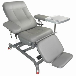 RAGON-IEC Longshizhou Medical Blood Collection <b>Chair</b> Adjustable Hospital <b>Chair</b> Manual Tilting Foam Filling - Product Image 4